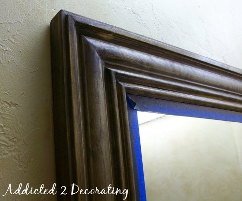 Framed Mirror From Builders-Grade Plate Glass Mirror