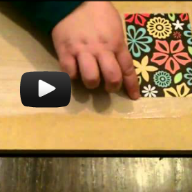 DIY Basics:: Decoupage Paper Without Wrinkles Or Bubbles {Video}