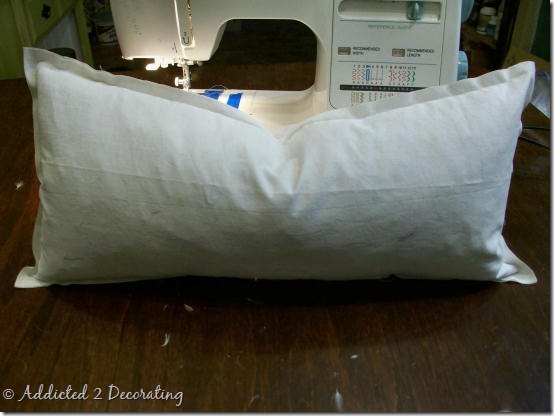 DIY Feather Pillow Inserts