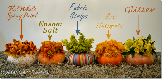 Miniature Pumpkin Vases