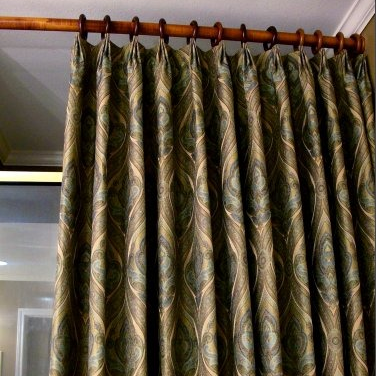 Make your own diy unlined pinch pleated curtains with contrast fabric band