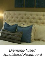 DIY Project, How to make a diamond tufted upholstered headboard