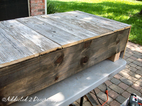 How to build a factory cart style coffee table