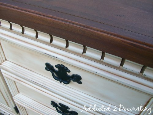 How To Paint Distress And Antique A Piece Of Furniture Addicted