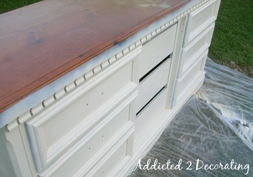 How To Paint Distress And Antique A Piece Of Furniture Addicted