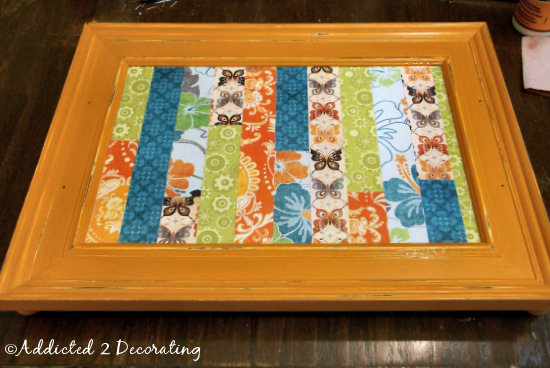 DIY decorative serving tray