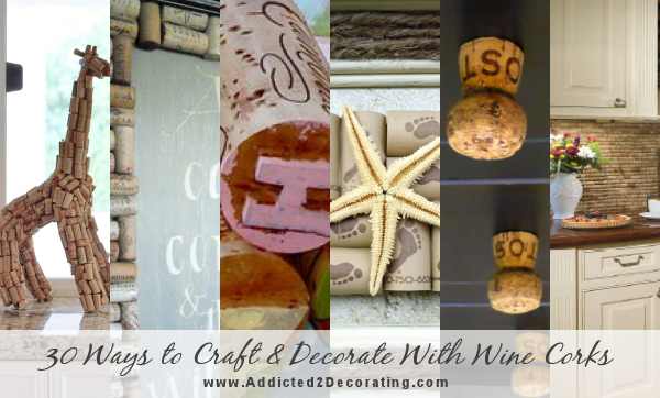 Wine Cork Crafts and DIY Decorating Projects - Addicted 2 Decorating®