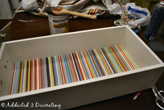 Lining Drawers with Fabric - Downloadable Technique