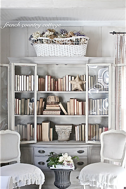 Vintage China Cabinet Painted With Chalk Paint