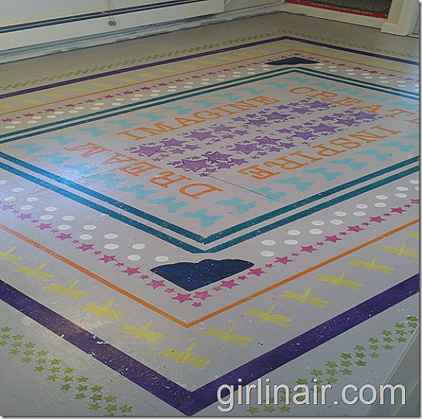 Colorful Painted Floor