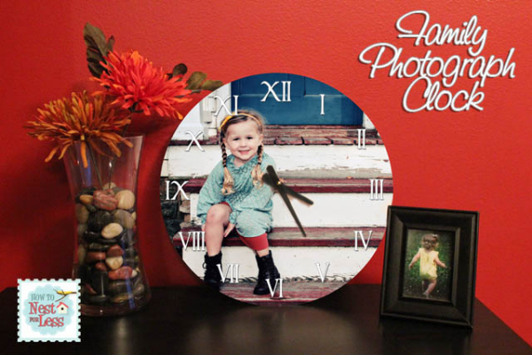 Personalized Family Photo Clock