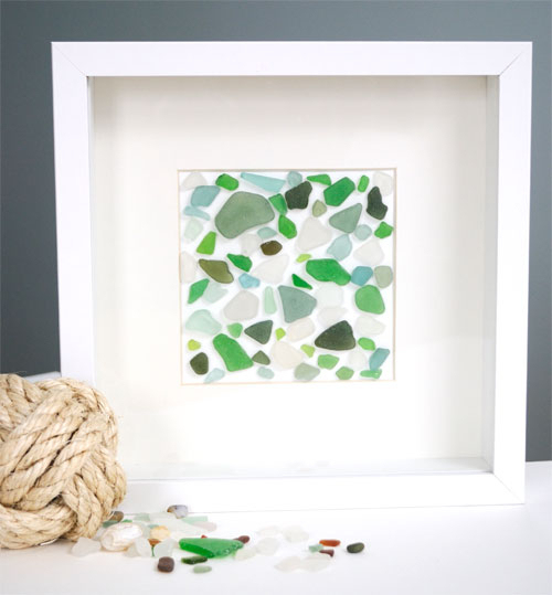 Easy and Beautiful Sea Glass Artwork