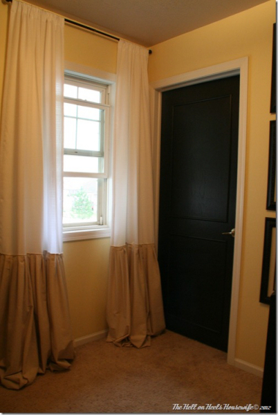Short Curtains Lengthened With A Pleated “Skirt”