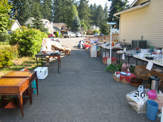How To Shop At A Garage Sale