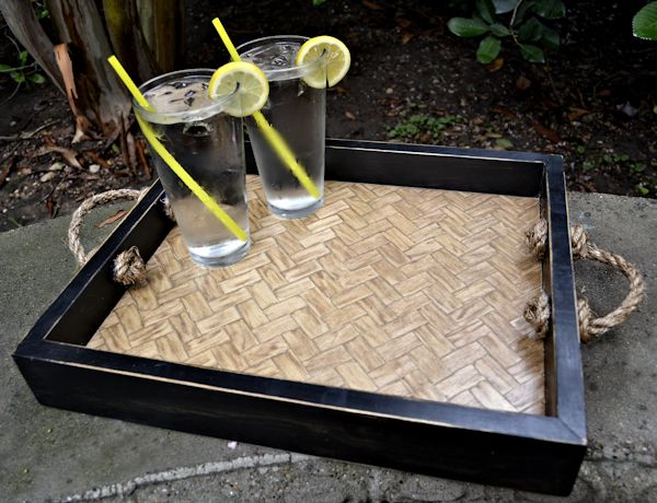 DIY Project: How To Make A Herringbone Serving Tray