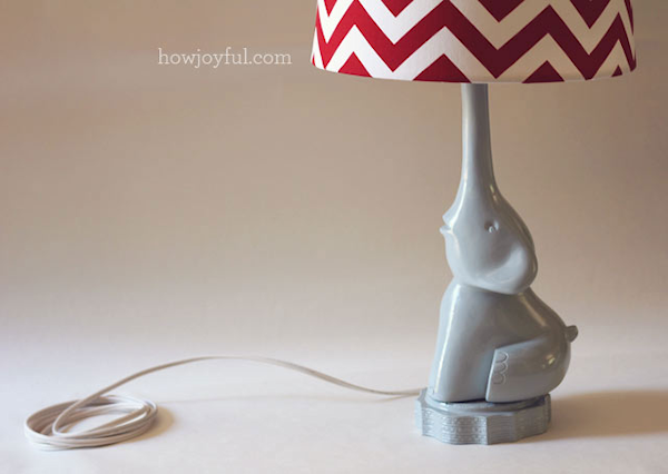 Adorable DIY Elephant Lamp