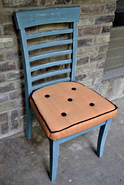 M.I.H.M. – Turquoise and Orange Dining Chair