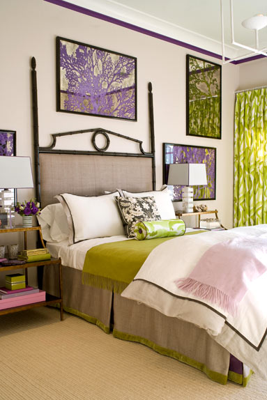 Color Inspiration Purple Green and Teal Addicted 2 Decorating