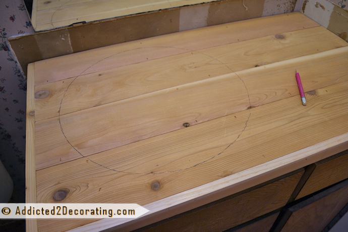 How to make a countertop out of cedar fence boards