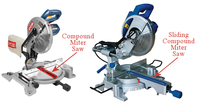 DIY tools - compound miter saw vs. sliding compound miter saw