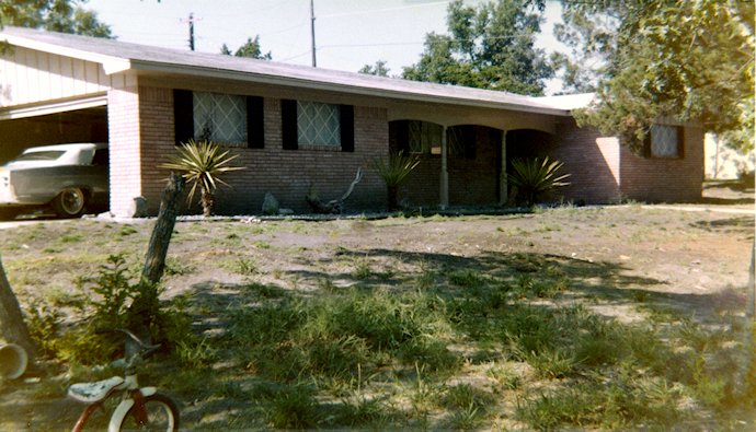 House before upstairs addition was added - 1966