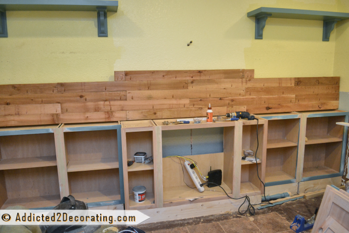 DIY Wood Countertop Made From Cedar 2" x 4" lumber