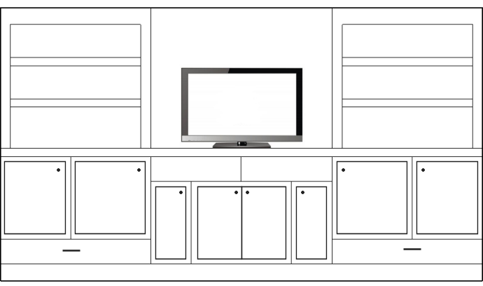 The Winning Built-In Cabinet/Bookshelf Design
