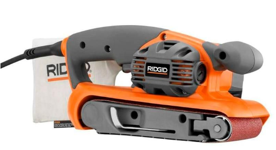 Rigid belt sander from Home Depot