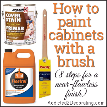 How to paint cabinets with a paint brush (8 steps for a near-flawless finish)