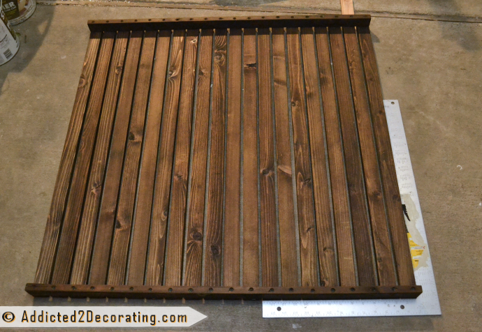 How to make a removable cedar shower floor mat