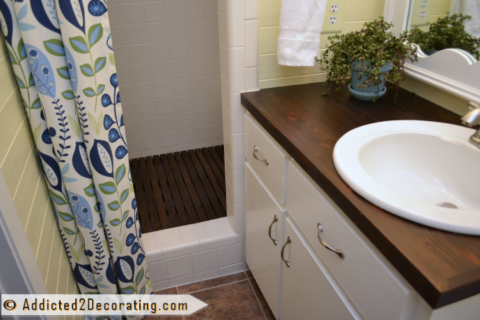 tiny bathroom makeover after 5