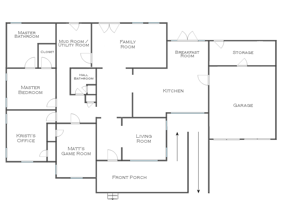 Floor Plan Sketch. Floorplanner. Floor Plan. Living Space with