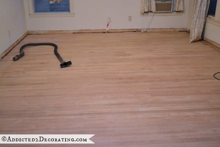 refinished hardwood floors - correctly sanded - 3