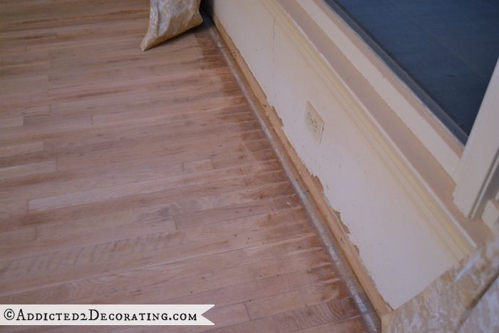 refinished hardwood floors - correctly sanded - 4