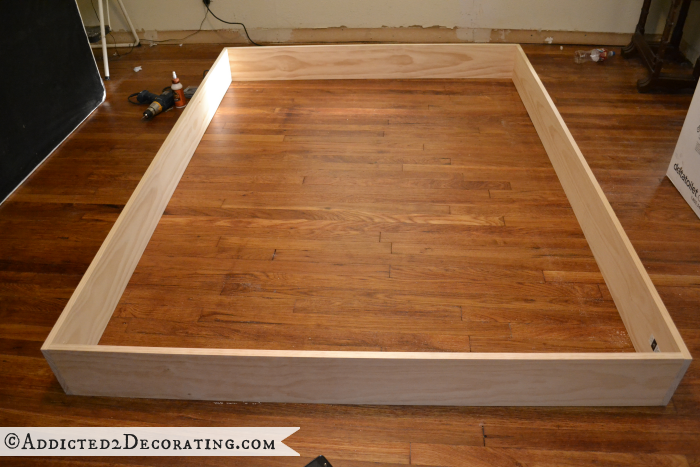 DIY wood bed frame 4