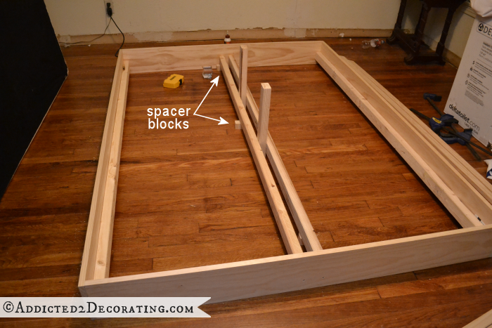 DIY wood bed frame 6