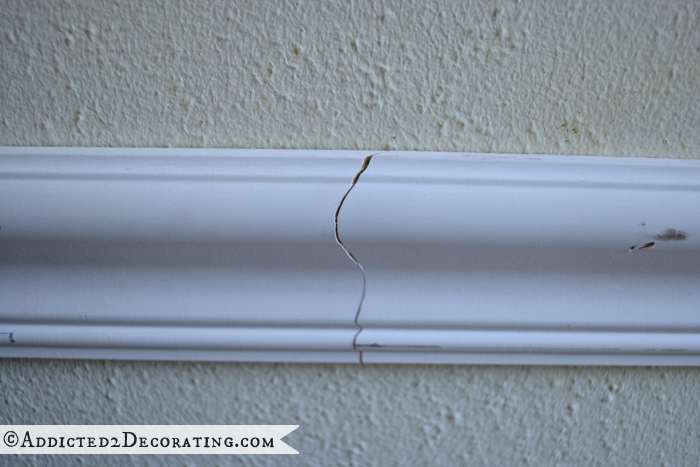 tips for installing beautiful moulding - join lengths together at a 45 degree angle - 2