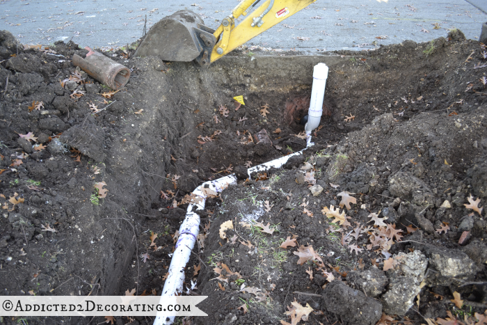 New sewer line 5