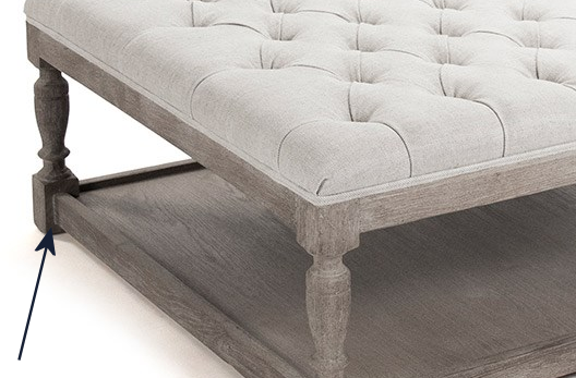 coffee table base for ottoman - 6