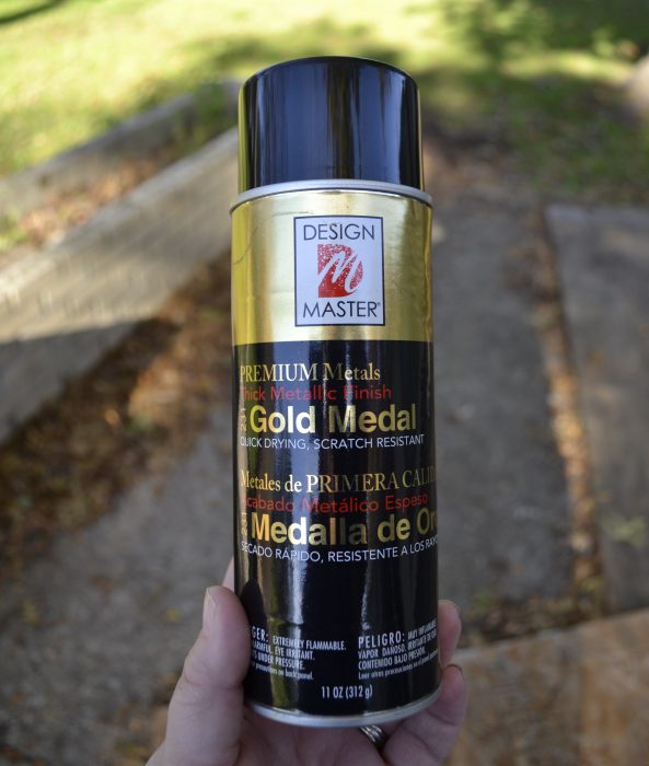 Design Master Gold Medal spray paint -- the best gold spray paint!
