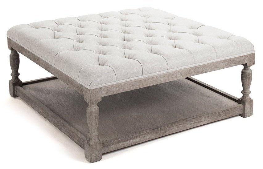 tufted ottoman from Layla Grayce