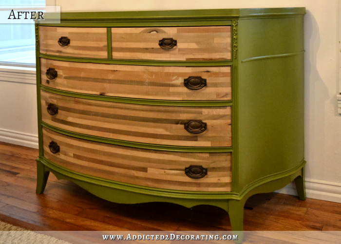 How to use Gold Gilding Wax and add chalk paint shading and blending to  French provincial dresser 