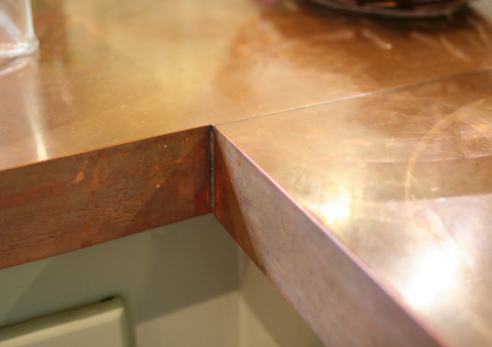 DIY copper countertops from Lillidale blog