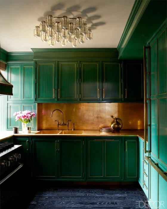 Cabinet Doors With Gold Leaf