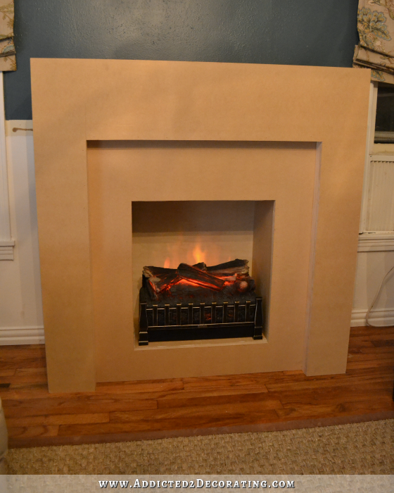 DIY Fireplace Part 2 – The Basic Structure Finished