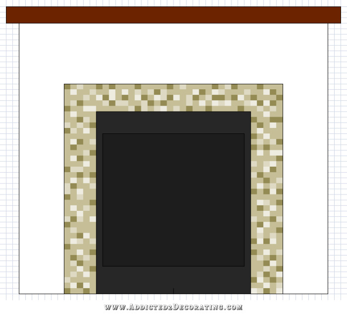 diagram of my building plans for a fireplace