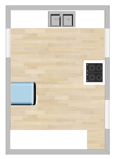 floor plan before