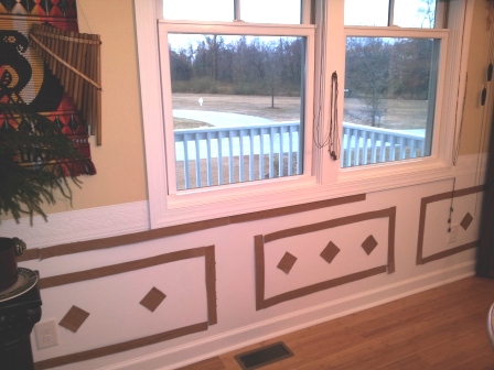 dining room wainscoting design 1