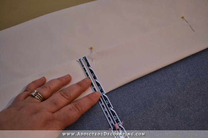 how to make double width lined pinch pleated drapery panels - 18
