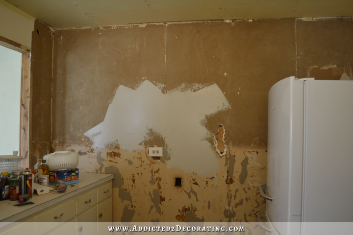 how to skim coat a wall with drywall mud - 2